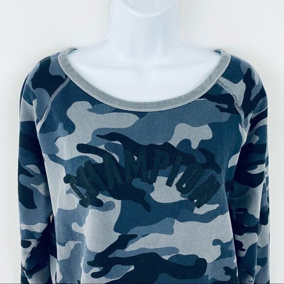 Champion Oversized Cropped Sweater Size Small - Picture 3 of 8